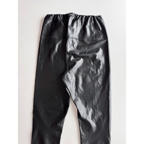 Aritzia WILFRED FREE Daria Black Vegan Leather High Rise 28" Leggings, Size M - Picture 5 of 15